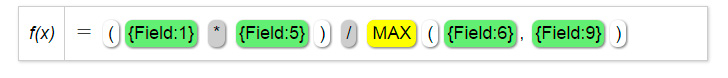Web-form formula field